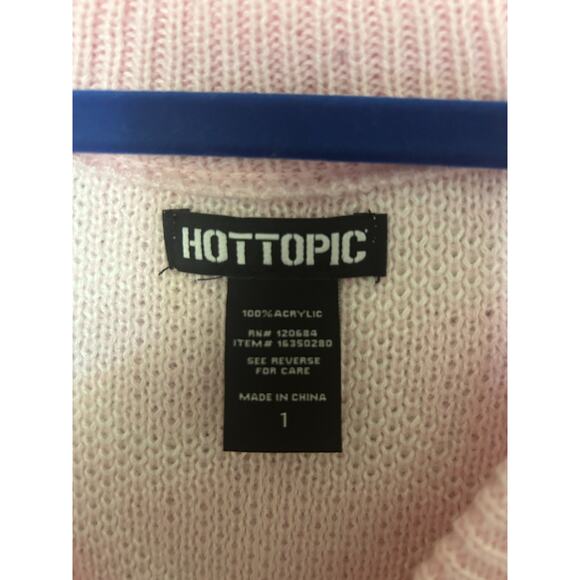 Hot Topic - Pink Cow Pattern Girls Sweater Vest - Plus Size 1 - NWT - Picture 3 of 4